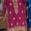 NF 1249 Wine Color Chinon Silk Salwar Suit with Embroidery Work. Online Get it for ₹2149. Delivery 4-6 Working Days. Shop now. | Jump Suits, Salwar suit, Designer Suits, Casual Suits, Creative suits, Palazzo Suits, Party Wear Suits, Patiala Suits, Straight Suits