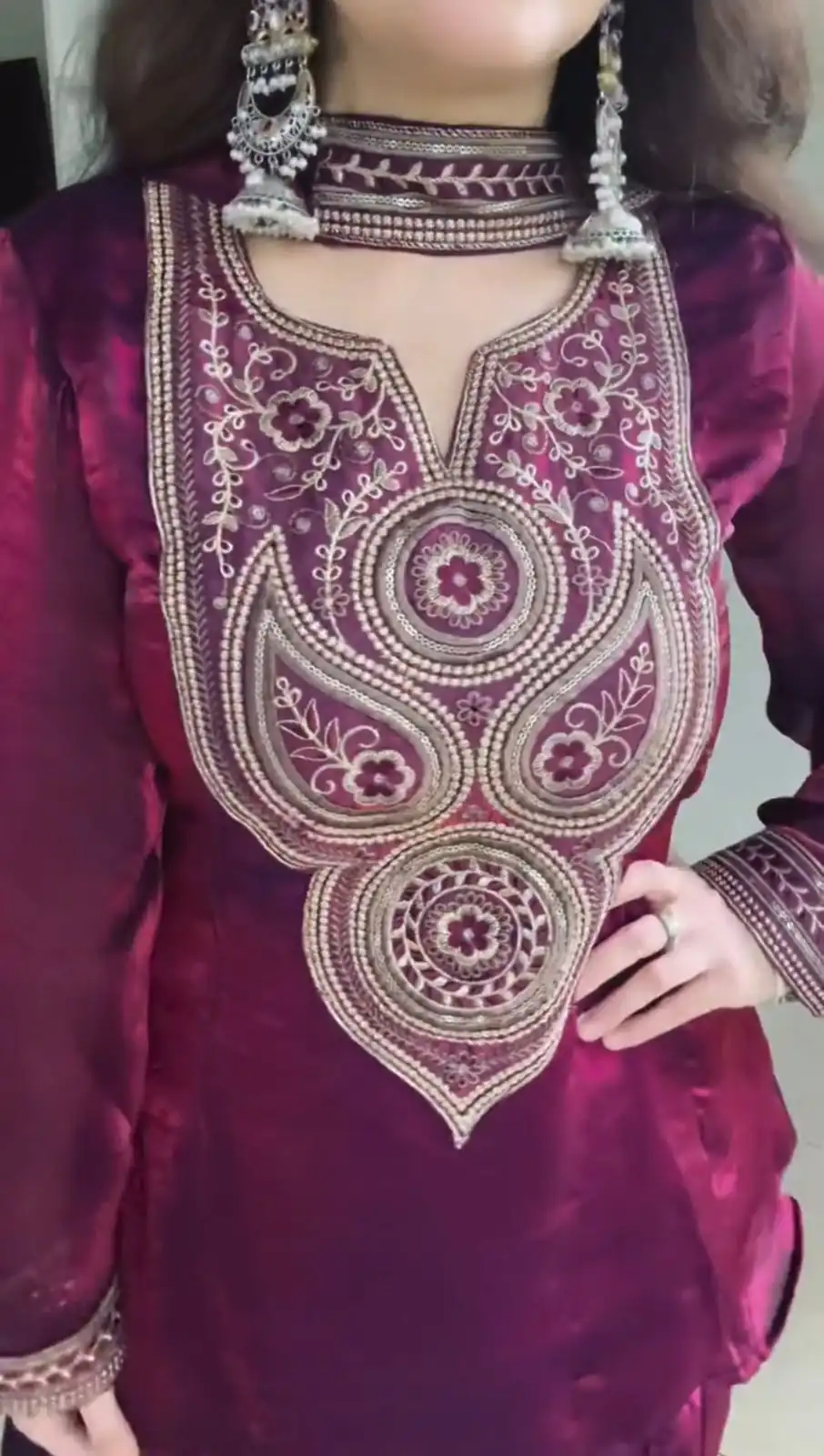 KD 1563 Wine in Wine Fendy Silk Thread Lace Work Salwar Suit . Exclusive Offer ₹1999. Delivery 4-6 Working Days. Shop now. | Jump Suits, Salwar suit, Designer Suits, Casual Suits, Creative suits, Palazzo Suits, Party Wear Suits, Patiala Suits, Straight Suits