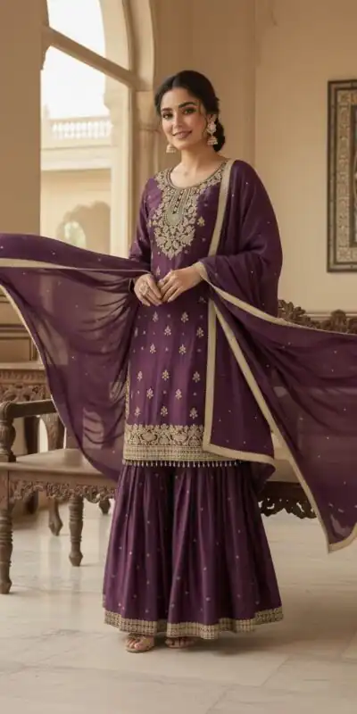 LG 2062 Wine Organza Silk Salwar Suit with Embroidery Work. Wedding, Party, Festive, Events Exclusive Offer ₹2499. Delivery 4-6 Working Days. Shop now. | Jump Suits, Salwar suit, Designer Suits, Casual Suits, Creative suits, Palazzo Suits, Party Wear Suits, Patiala Suits, Straight Suits