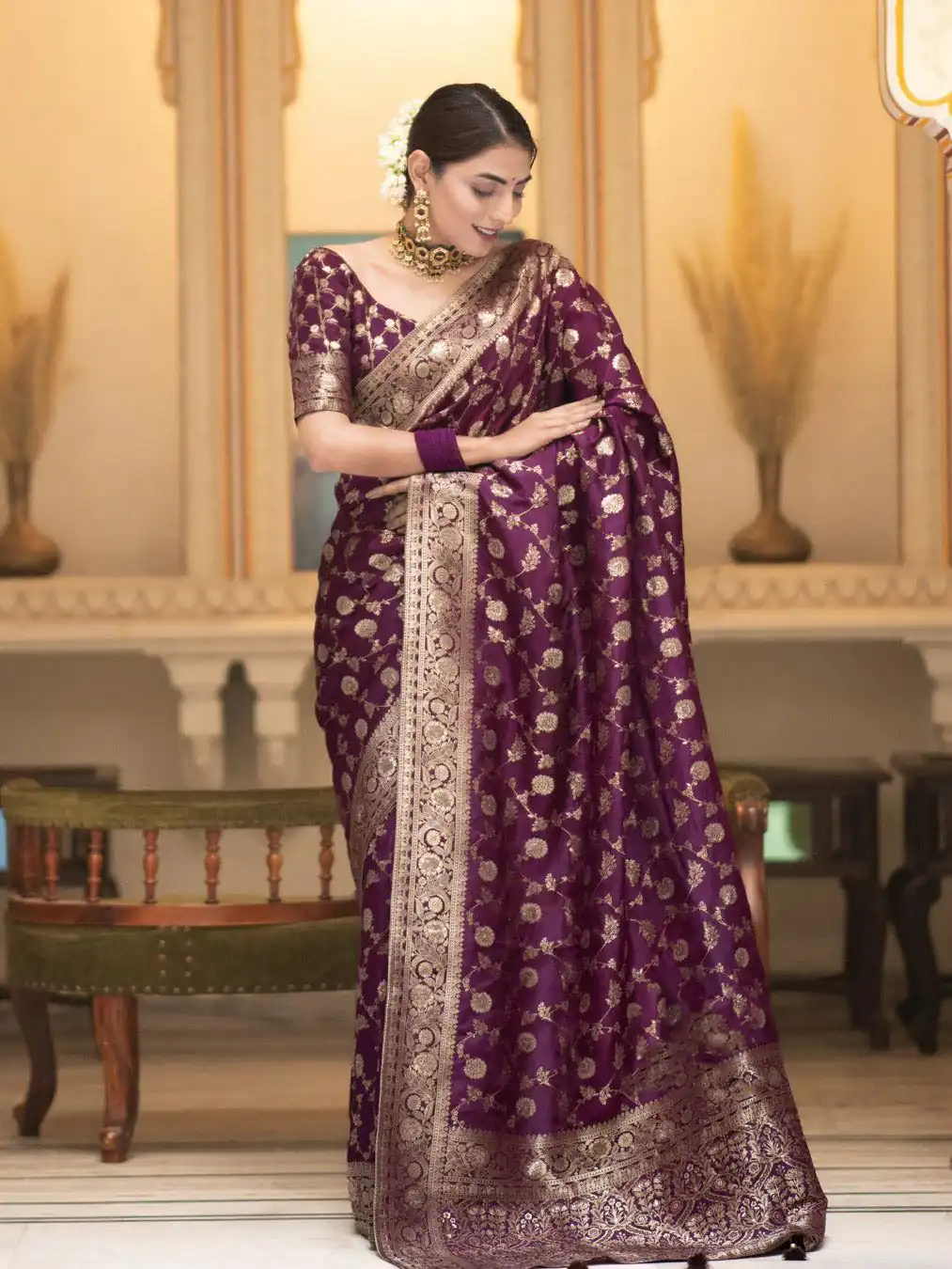KPR 208 Wine in Color Soft Lichi Silk Designer Work Saree . Available at ₹1399 only. Delivery 4-6 Working Days. Shop now. | Sarees, Bollywood Sarees, Creative Sarees, Designer Sarees, Embroidered Sarees, Ethnic Saree, Modern Digital sarees, Party Wear Sarees