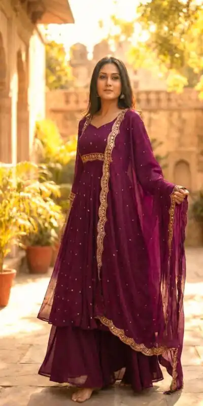 MF 1010 Wine Vichitra Silk Salwar Suit with Zari Work & Embroidery Work. Now at just ₹1769. Delivery 4-6 Working Days. Shop now. | Jump Suits, Tops & Bottoms, Track Suits, Trendy Wear, Salwar suit, Designer Suits, Casual Suits, Creative suits, Palazzo Suits, Party Wear Suits, Patiala Suits, Straight Suits