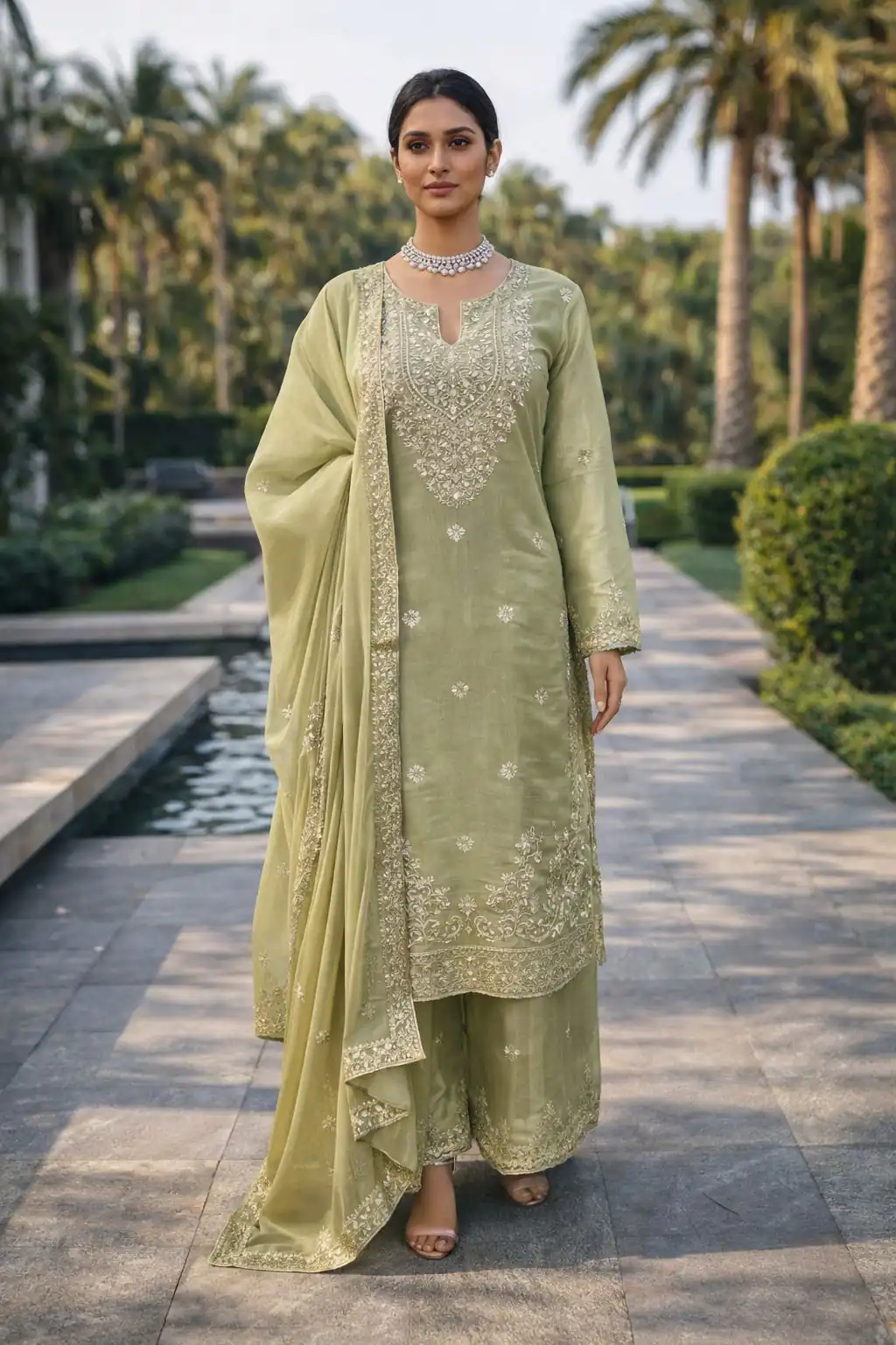 Pista Zimmy Silk Thread Work Salwar Suit - Image 2