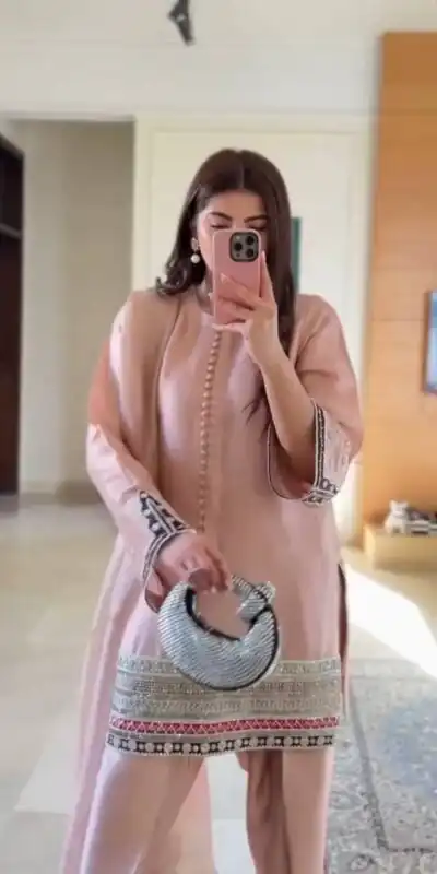 KF 1682 Light Pink Natural Crap Salwar Suit with Embroidery Work. Exclusive Offer âš1849. Delivery 4-6 Working Days. Shop now. | Jump Suits, Salwar suit, Designer Suits, Casual Suits, Creative suits, Palazzo Suits, Party Wear Suits, Patiala Suits, Straight Suits