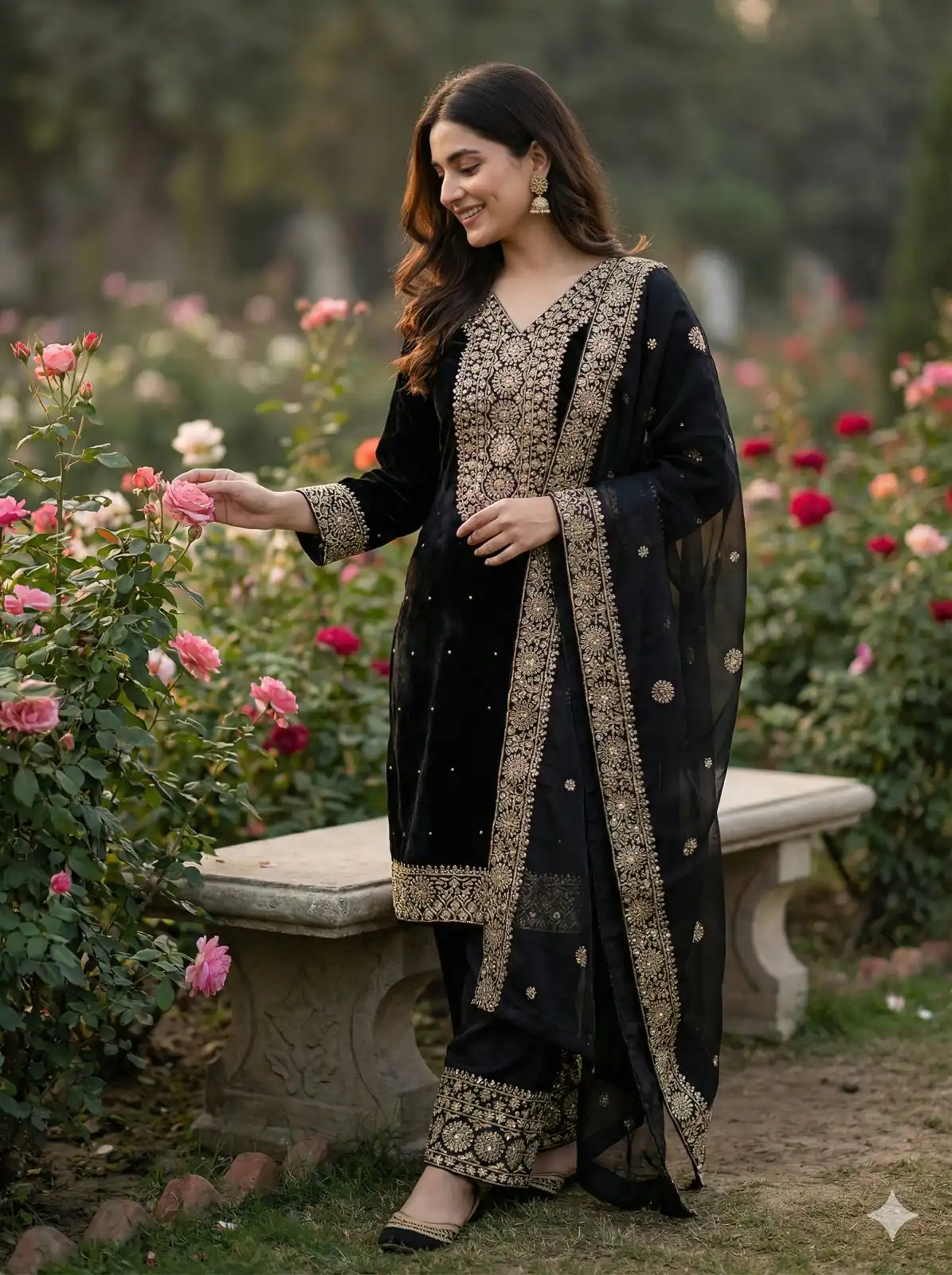JF 040 Black Fendy Silk Salwar Suitwith Embroidery Work & Lace Work. Now at just ₹2049. Delivery 4-6 Working Days. Shop now. | Jump Suits, Salwar suit, Designer Suits, Casual Suits, Creative suits, Palazzo Suits, Party Wear Suits, Patiala Suits, Straight Suits