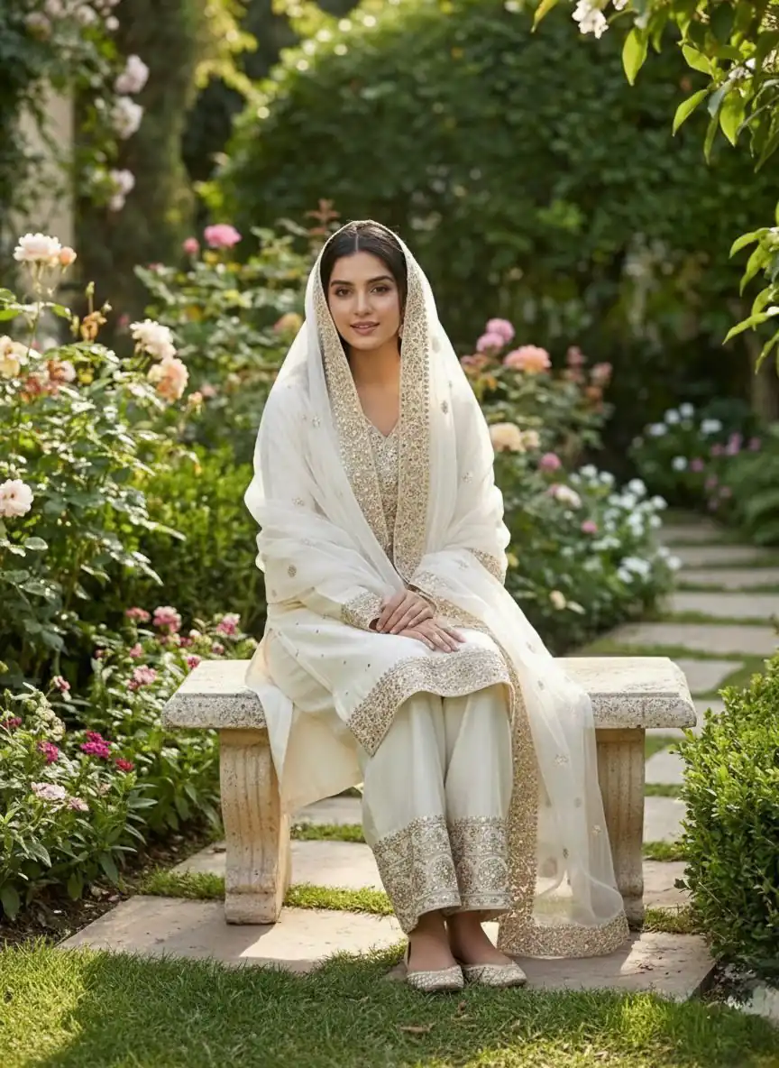 JF 040 Off White Fendy Silk Salwar Suitwith Embroidery Work & Lace Work. Now at just ₹2049. Delivery 4-6 Working Days. Shop now. | Jump Suits, Salwar suit, Designer Suits, Casual Suits, Creative suits, Palazzo Suits, Party Wear Suits, Patiala Suits, Straight Suits