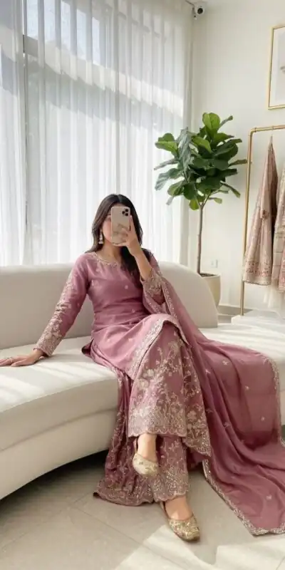 WW 1168 Onion Color Chinon Silk Salwar Suit with Embroidery Work. Online Get it for ₹2099. Delivery 4-6 Working Days. Shop now. | Jump Suits, Salwar suit, Designer Suits, Casual Suits, Creative suits, Palazzo Suits, Party Wear Suits, Patiala Suits, Straight Suits