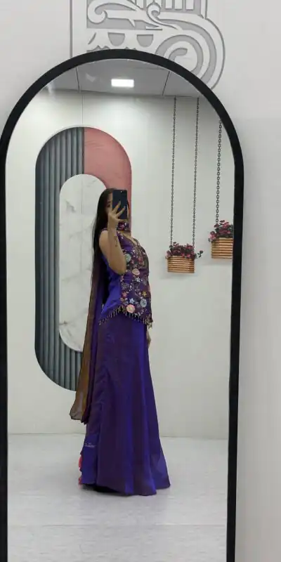 PC 551 Purple Tissue Simmer Salwar Suit with Embroidery Work. Affordable Price ₹2549. Delivery 4-6 Working Days. Shop now. | Jump Suits, Salwar suit, Designer Suits, Casual Suits, Creative suits, Palazzo Suits, Party Wear Suits, Patiala Suits, Straight Suits