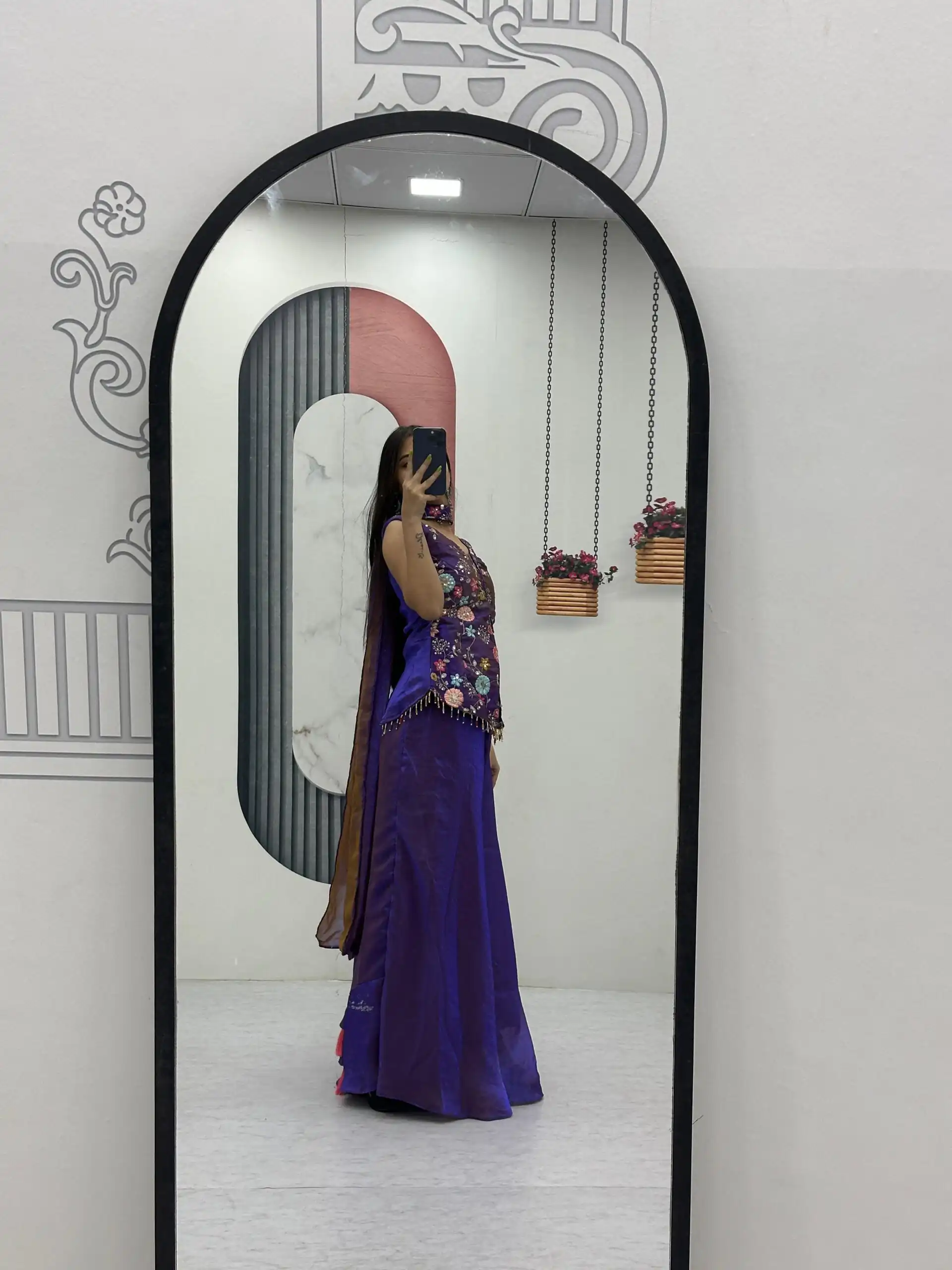 PC 551 Purple Tissue Simmer Salwar Suit with Embroidery Work. Affordable Price ₹2549. Delivery 4-6 Working Days. Shop now. | Jump Suits, Salwar suit, Designer Suits, Casual Suits, Creative suits, Palazzo Suits, Party Wear Suits, Patiala Suits, Straight Suits