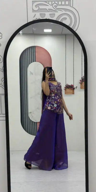 PC 551 Purple Tissue Simmer Salwar Suit with Embroidery Work. Affordable Price ₹2549. Delivery 4-6 Working Days. Shop now. | Jump Suits, Salwar suit, Designer Suits, Casual Suits, Creative suits, Palazzo Suits, Party Wear Suits, Patiala Suits, Straight Suits