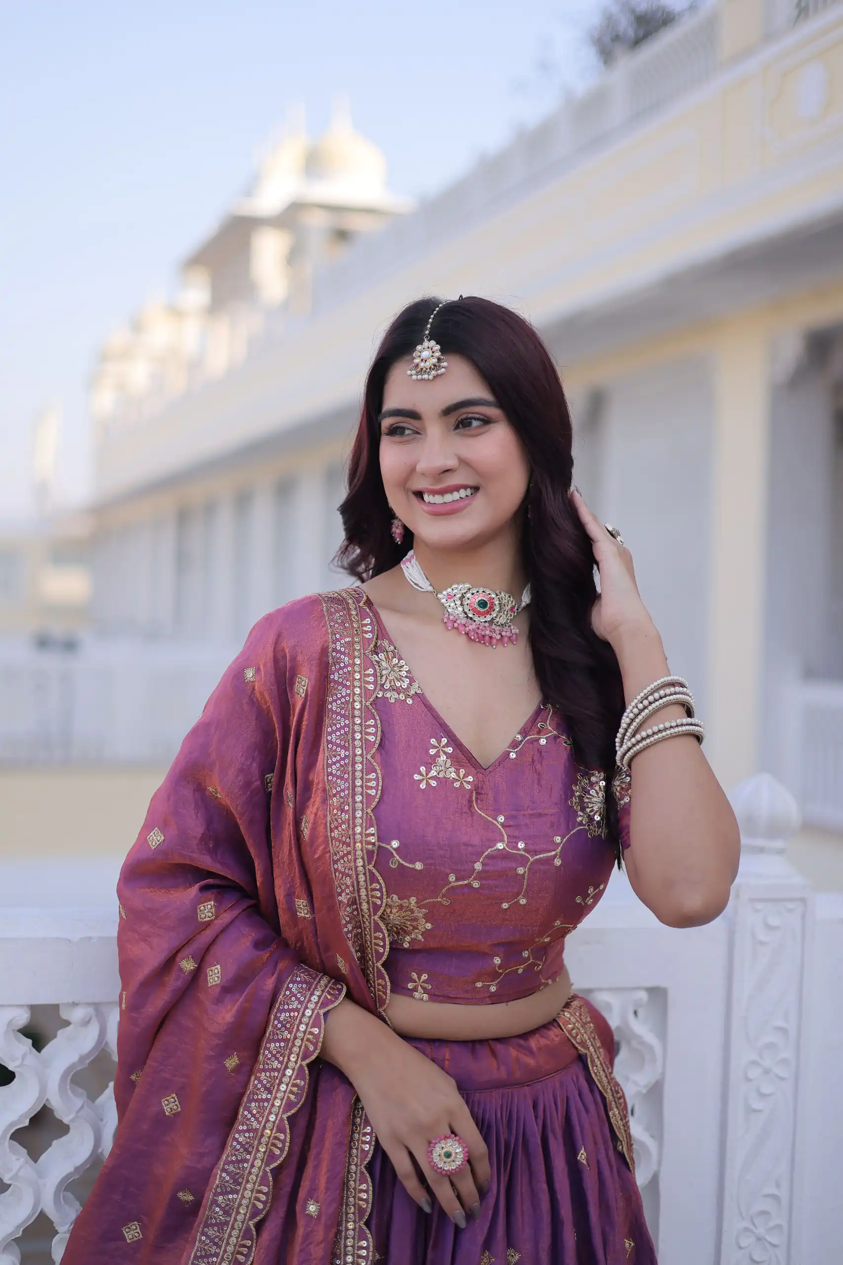 KA 5066 Purple Ysl Silk Lehenga Choli Perfect for Wedding, Party, Lohri, Pongal, Engagement – . Now at just ₹2649. Delivery 4-6 Working Days. Shop now. | Lehenga, Bollywood Lehenga, Creative Lehenga, Designer Lehenga, Embroidered Lehenga, Party Wear Lehenga