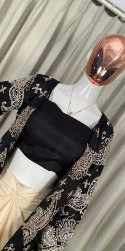 BE 450 Black French Crape Dhoti SuitPerfect for Wedding, Party, Makar Sankranti, Pongal, Anniversary – . Exclusive Offer ₹1999. Delivery 4-6 Working Da | Jump Suits, Straight Suits, Salwar suit, Designer Suits, Casual Suits, Creative suits, Palazzo Suits, Party Wear Suits, Patiala Suits