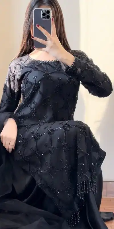 DB 34 Black Soft Net Salwar Suit. Perfect for Wedding, Party, Ganesh Chaturthi, Anniversary, Ethnic Day – Grab it for ₹1999. Delivery 4-6 Working Days | Jump Suits, Salwar suit, Designer Suits, Casual Suits, Creative suits, Palazzo Suits, Party Wear Suits, Patiala Suits, Straight Suits