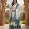 AD 223 Blue Dual Tone Star Georgette Salwar Suit with Embroidery Work. Get it for ₹2399. Delivery 4-6 Working Days. Shop now. | Jump Suits, Salwar suit, Designer Suits, Casual Suits, Creative suits, Palazzo Suits, Party Wear Suits, Patiala Suits, Straight Suits