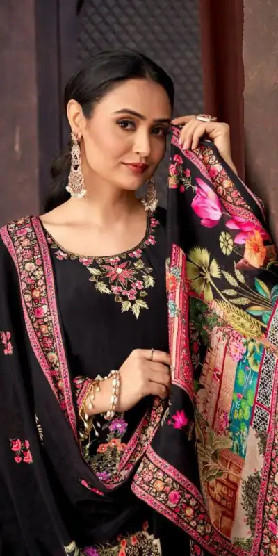 ST 217 Black Georgette Salwar Suit Perfect for Wedding, Party, Lohri, Pooja, Cultural Events – . Get it for ₹1999. Delivery 4-6 Working Days. Shop n | Jump Suits, Salwar suit, Designer Suits, Casual Suits, Creative suits, Palazzo Suits, Party Wear Suits, Patiala Suits, Straight Suits