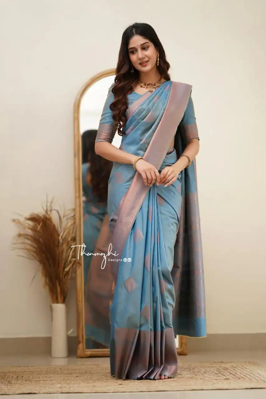 KP 6015 Blue Soft Lichi Silk Saree with Lace Border & Lace Work. Special Price ₹1349. Delivery 4-6 Working Days. Shop now. | Sarees, Bollywood Sarees, Creative Sarees, Designer Sarees, Embroidered Sarees, Ethnic Saree, Modern Digital sarees, Party Wear Sarees