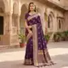 MB 39 Dark Purple Color Banarasi Saree with Zari Work & Lace Work. Introductory Price ₹1899. Delivery 4-6 Working Days. Shop now. | Sarees, Bollywood Sarees, Creative Sarees, Designer Sarees, Embroidered Sarees, Ethnic Saree, Modern Digital sarees, Party Wear Sarees