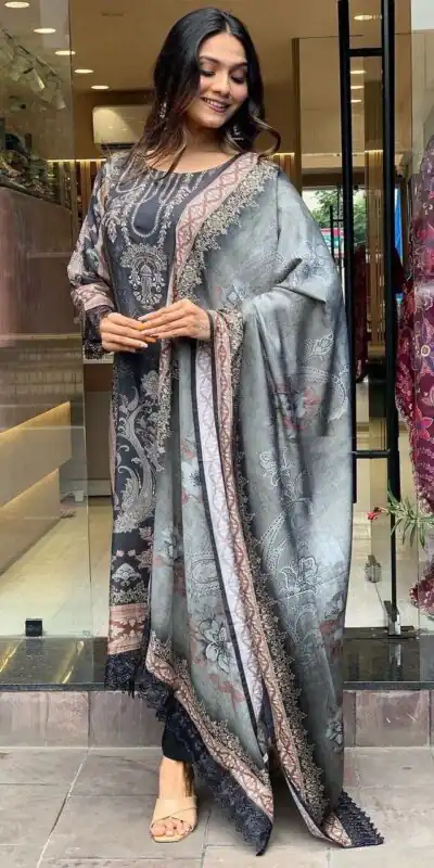 DC G23 Black in Maslin Digital Print Salwar Suit . Wedding, Party, Festive, Events, Introductory Price ₹1749. Delivery 4-6 Working Days. Shop now. | Jump Suits, Salwar suit, Designer Suits, Casual Suits, Creative suits, Palazzo Suits, Party Wear Suits, Patiala Suits, Straight Suits