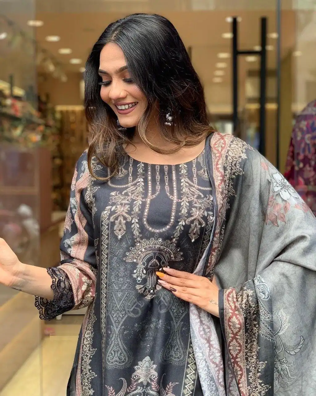 DC G23 Black in Maslin Digital Print Salwar Suit . Wedding, Party, Festive, Events, Introductory Price ₹1749. Delivery 4-6 Working Days. Shop now. | Jump Suits, Salwar suit, Designer Suits, Casual Suits, Creative suits, Palazzo Suits, Party Wear Suits, Patiala Suits, Straight Suits