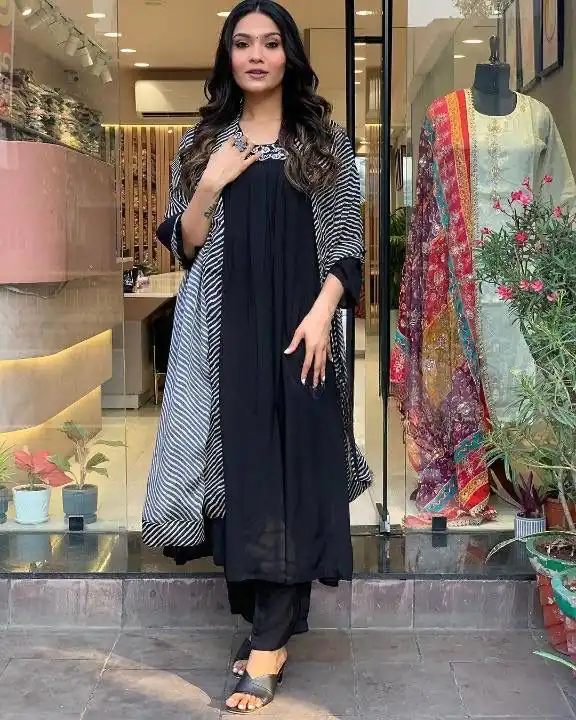 DC G46 Black in Maslin Digital Print Salwar Suit . Wedding, Party, Festive, Events, Introductory Price ₹1699. Delivery 4-6 Working Days. Shop now. | Jump Suits, Salwar suit, Designer Suits, Casual Suits, Creative suits, Palazzo Suits, Party Wear Suits, Patiala Suits, Straight Suits