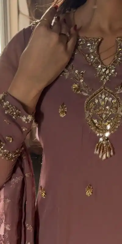 SRK 5328 Onion Color Dual Tone Star Georgette Salwar Suit with Embroidery Work. Affordable Price ₹1949. Delivery 4-6 Working Days. Shop now. | Jump Suits, Salwar suit, Designer Suits, Casual Suits, Creative suits, Palazzo Suits, Party Wear Suits, Patiala Suits, Straight Suits