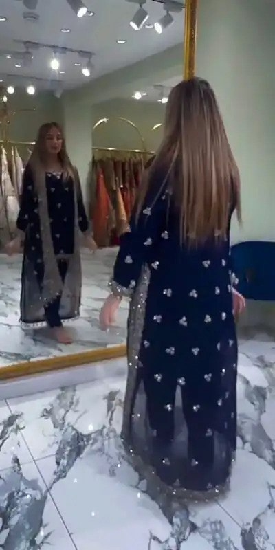 ST 1151 Navy Blue Color Dual Tone Star Georgette Salwar Suit with Embroidery Work. Affordable Price ₹2049. Delivery 4-6 Working Days. Shop now. | Jump Suits, Salwar suit, Designer Suits, Casual Suits, Creative suits, Palazzo Suits, Party Wear Suits, Patiala Suits, Straight Suits