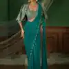 BB 59 Firozi Crep Silk Saree. Perfect for Wedding, Party, Pongal, Reception, Housewarming – Introductory Price ₹2399. Delivery 4-6 Working | Sarees, Bollywood Sarees, Creative Sarees, Designer Sarees, Embroidered Sarees, Ethnic Saree, Modern Digital sarees, Party Wear Sarees