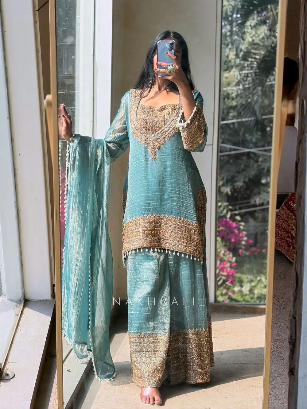 SR 1705 Firozi Fendy Silk Salwar Suit Perfect for Wedding, Party, Cultural Events, Sangeet, Housewarming – . Grab it for ₹2449. Delivery 4-6 Working Da | Jump Suits, Salwar suit, Designer Suits, Casual Suits, Creative suits, Palazzo Suits, Party Wear Suits, Patiala Suits, Straight Suits