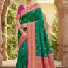 MB 18 Firozi in Color Meenakari Zari Work & Lace Work Saree work. Exclusive Offer ₹2399. Delivery 4-6 Working Days. Shop now. | Sarees, Bollywood Sarees, Creative Sarees, Designer Sarees, Embroidered Sarees, Ethnic Saree, Modern Digital sarees, Party Wear Sarees