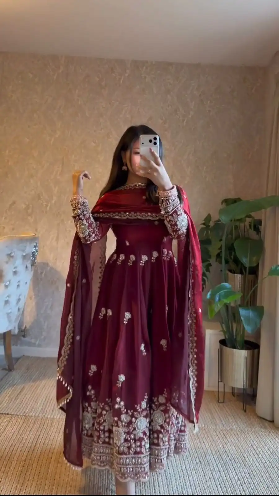 RTC 5985 Maroon Fendy Silk Salwar Suit with Mirror Work & Embroidery Work. Best Price ₹2499. Delivery 4-6 Working Days. Shop now. | Anarkali Suits, Bollywood Anarkali, Creative-Anarkali, Designer Anarkali, Embroidered Anarkali, Party Wear Anarkali