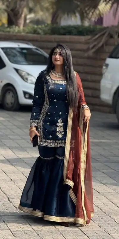 ZC 8010 Blue Zimmy Silk Salwar Suit with Lace Work & Embroidery Work. Affordable Price ₹2049. Delivery 4-6 Working Days. Shop now. | Jump Suits, Salwar suit, Designer Suits, Casual Suits, Creative suits, Palazzo Suits, Party Wear Suits, Patiala Suits, Straight Suits