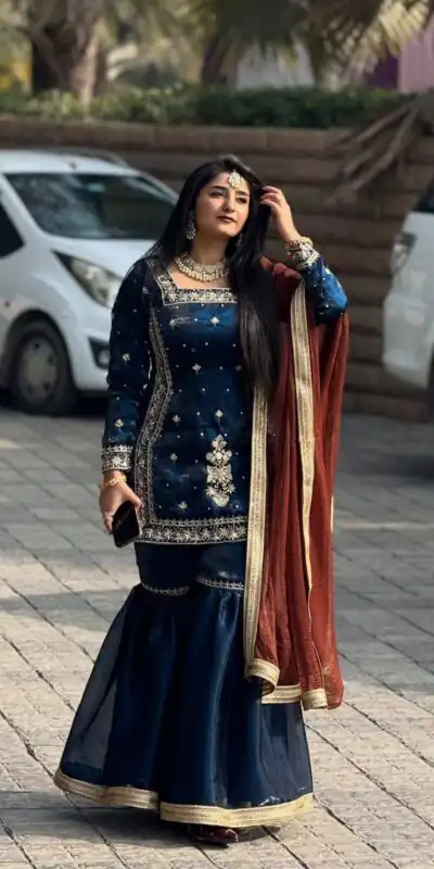 ZC 8010 Blue Zimmy Silk Salwar Suit with Lace Work & Embroidery Work. Affordable Price ₹2049. Delivery 4-6 Working Days. Shop now. | Jump Suits, Salwar suit, Designer Suits, Casual Suits, Creative suits, Palazzo Suits, Party Wear Suits, Patiala Suits, Straight Suits