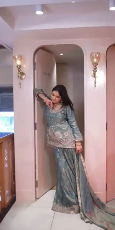 NSR 886 Sky Blue Color Salwar Suit with Mirror Work & Embroidery Work. Best Price ₹2399. Delivery 4-6 Working Days. Shop now. | Jump Suits, Salwar suit, Designer Suits, Casual Suits, Creative suits, Palazzo Suits, Party Wear Suits, Patiala Suits, Straight Suits