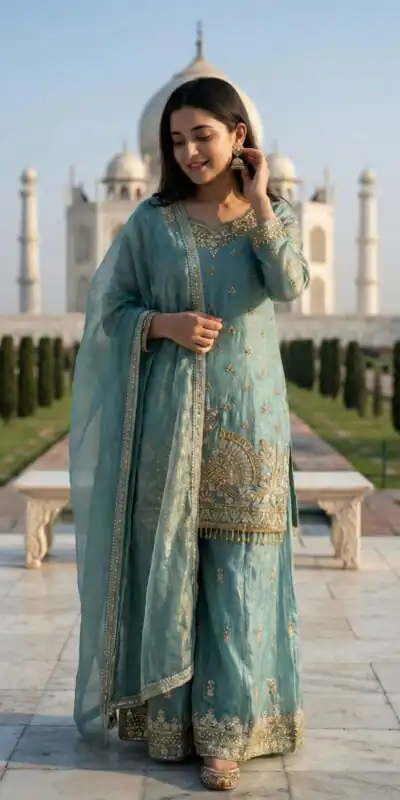 NSR 886 Sky Blue Color Salwar Suit with Mirror Work & Embroidery Work. Best Price âš2399. Delivery 4-6 Working Days. Shop now. | Jump Suits, Salwar suit, Designer Suits, Casual Suits, Creative suits, Palazzo Suits, Party Wear Suits, Patiala Suits, Straight Suits
