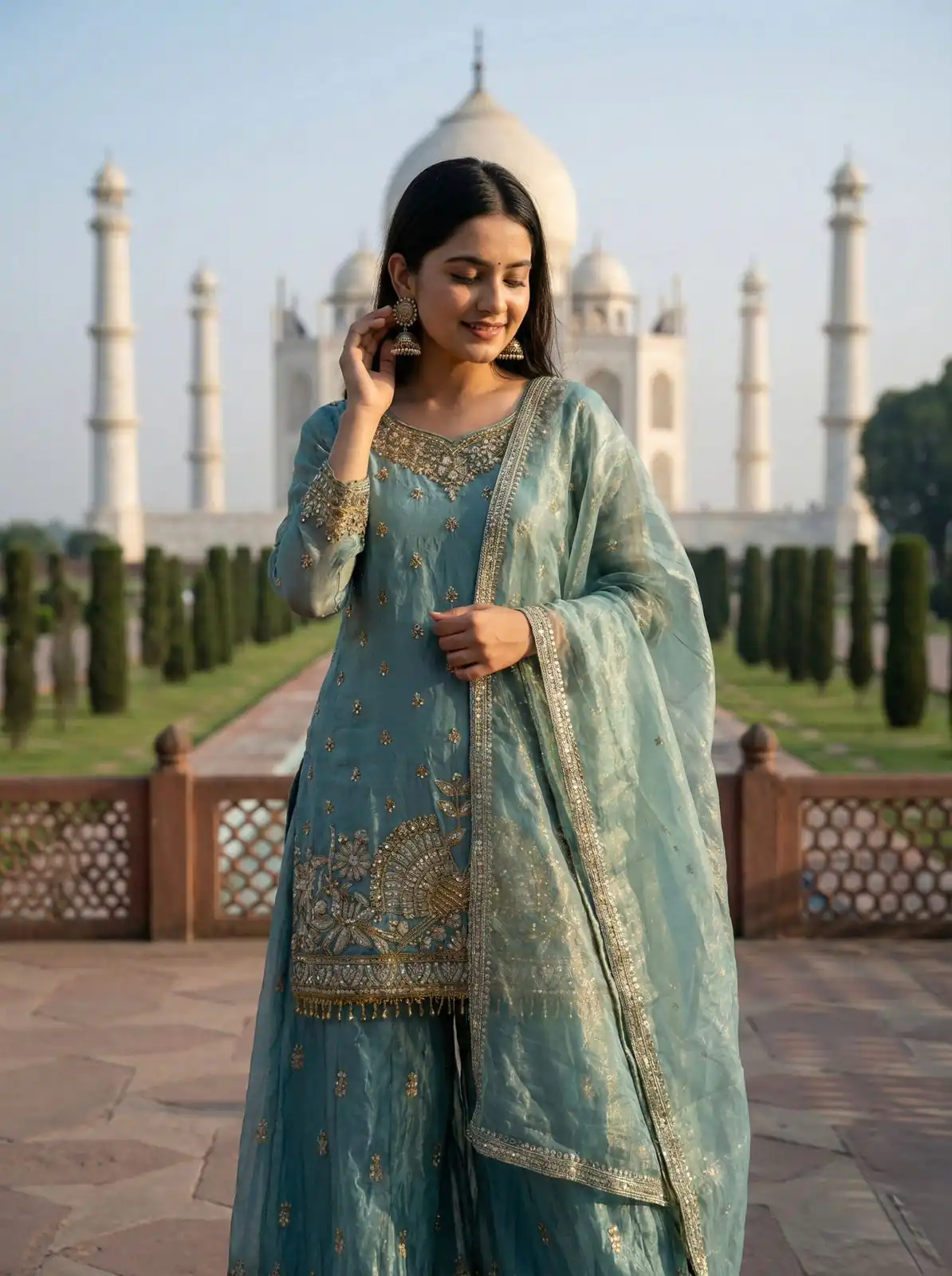 NSR 886 Sky Blue Color Salwar Suit with Mirror Work & Embroidery Work. Best Price ₹2399. Delivery 4-6 Working Days. Shop now. | Jump Suits, Salwar suit, Designer Suits, Casual Suits, Creative suits, Palazzo Suits, Party Wear Suits, Patiala Suits, Straight Suits