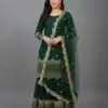 ZF 250 Green Color Faux Georgette Embroidery Sequence Work Sharara Suit Wedding, Party, Festive, Events Etc. Expected Delivery 4-6 Working Days @2099/- | Jump Suits, Salwar suit, Designer Suits, Casual Suits, Creative suits, Palazzo Suits, Party Wear Suits, Patiala Suits, Straight Suits