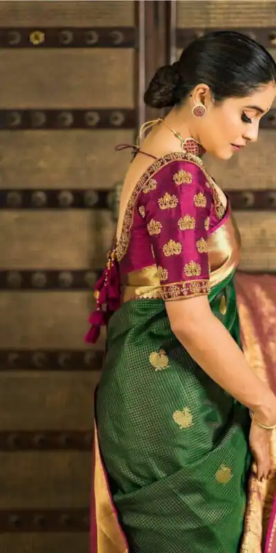 KPR 030 Green Color Soft Lichi Silk Saree with Lace Border & Lace Work. Best Price ₹1499. Delivery 4-6 Working Days. Shop now. | Sarees, Bollywood Sarees, Creative Sarees, Designer Sarees, Embroidered Sarees, Ethnic Saree, Modern Digital sarees, Party Wear Sarees