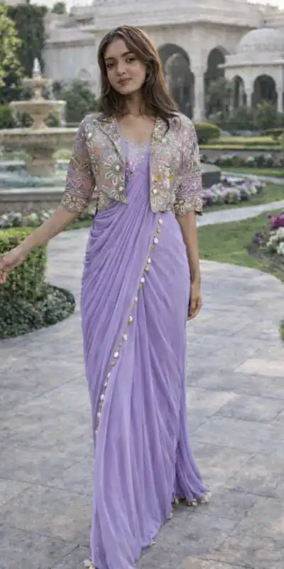 BB 59 Lavender Crep Silk Saree. Perfect for Wedding, Party, Pongal, Reception, Housewarming – Introductory Price ₹2399. Delivery 4-6 Working | Sarees, Bollywood Sarees, Creative Sarees, Designer Sarees, Embroidered Sarees, Ethnic Saree, Modern Digital sarees, Party Wear Sarees