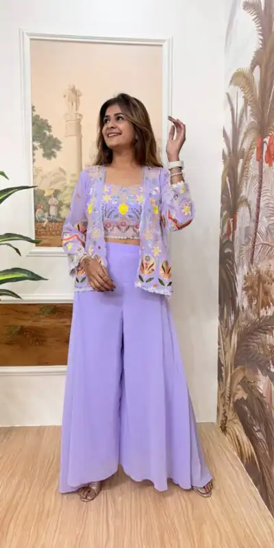RR 35 Lavender Faux Georgette Salwar Suit Perfect for Wedding, Party, Family Gatherings, Sangeet, Housewarming – . Affordable Price ₹2149. Days | Jump Suits, Straight Suits, Salwar suit, Designer Suits, Casual Suits, Creative suits, Palazzo Suits, Party Wear Suits, Patiala Suits