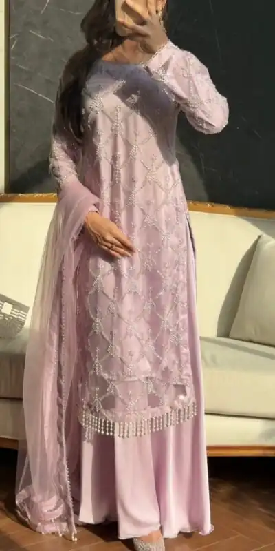 DB 34 Light Pink Soft Net Salwar Suit. Perfect for Wedding, Party, Ganesh Chaturthi, Anniversary, Ethnic Day – Grab it for ₹1999. Delivery 4-6 Working Days | Jump Suits, Salwar suit, Designer Suits, Casual Suits, Creative suits, Palazzo Suits, Party Wear Suits, Patiala Suits, Straight Suits