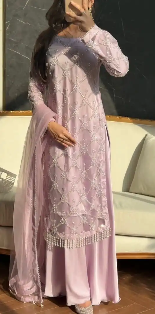 DB 34 Light Pink Soft Net Salwar Suit. Perfect for Wedding, Party, Ganesh Chaturthi, Anniversary, Ethnic Day – Grab it for ₹1999. Delivery 4-6 Working Days | Jump Suits, Salwar suit, Designer Suits, Casual Suits, Creative suits, Palazzo Suits, Party Wear Suits, Patiala Suits, Straight Suits