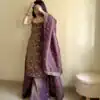 ST 174 Lavender Zimmy Silk Salwar Suit Perfect for Wedding, Party, Karwa Chauth, Haldi, Eid – . Special Price ₹1999. Delivery 4-6 Working Days. Shop no | Jump Suits, Salwar suit, Designer Suits, Casual Suits, Creative suits, Palazzo Suits, Party Wear Suits, Patiala Suits, Straight Suits