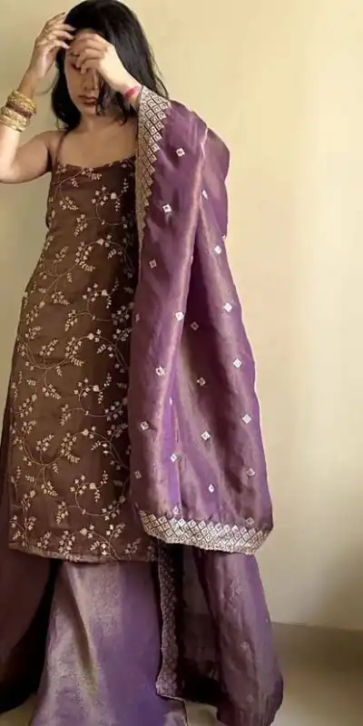 ST 174 Lavender Zimmy Silk Salwar Suit Perfect for Wedding, Party, Karwa Chauth, Haldi, Eid – . Special Price ₹1999. Delivery 4-6 Working Days. Shop no | Jump Suits, Salwar suit, Designer Suits, Casual Suits, Creative suits, Palazzo Suits, Party Wear Suits, Patiala Suits, Straight Suits