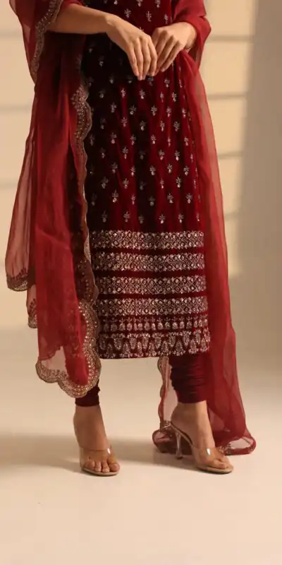 KD 1576 Maroon Color Roman Silk Salwar Suit with Embroidery Work. Available at ₹2049 only. Delivery 4-6 Working Days. Shop now. | Jump Suits, Salwar suit, Designer Suits, Casual Suits, Creative suits, Palazzo Suits, Party Wear Suits, Patiala Suits, Straight Suits