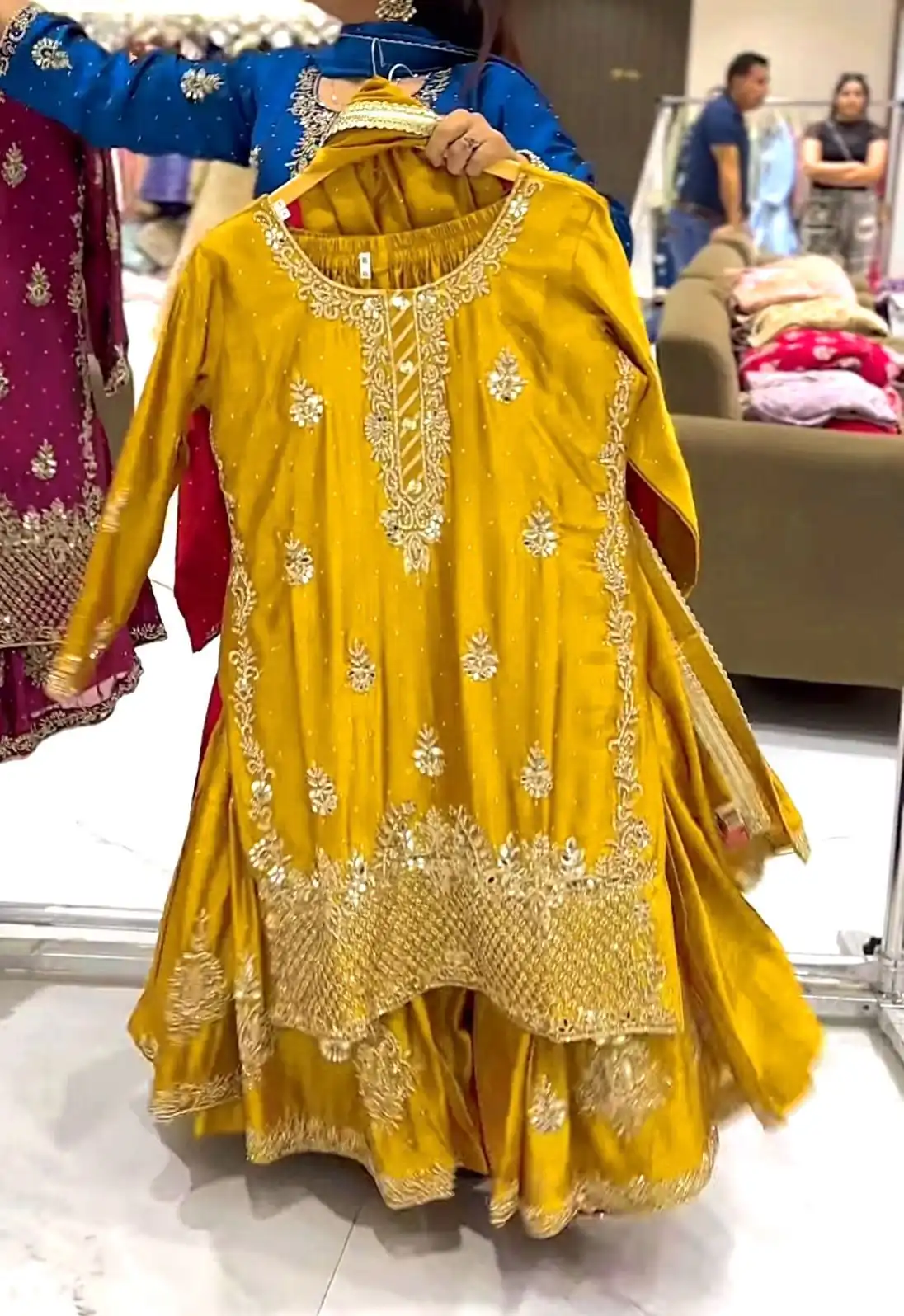 NF 1249 Mustered Color Chinon Silk Salwar Suit with Embroidery Work. Online Get it for ₹2149. Delivery 4-6 Working Days. Shop now. | Jump Suits, Salwar suit, Designer Suits, Casual Suits, Creative suits, Palazzo Suits, Party Wear Suits, Patiala Suits, Straight Suits