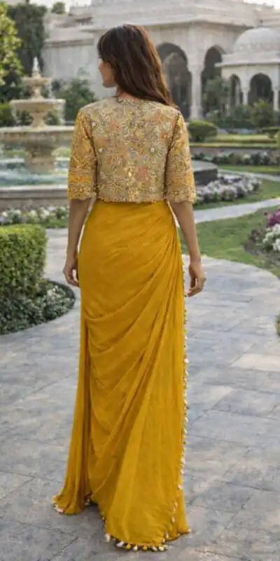 BB 59 Mustered Crep Silk Saree. Perfect for Wedding, Party, Pongal, Reception, Housewarming – Introductory Price ₹2399. Delivery 4-6 Working | Sarees, Bollywood Sarees, Creative Sarees, Designer Sarees, Embroidered Sarees, Ethnic Saree, Modern Digital sarees, Party Wear Sarees