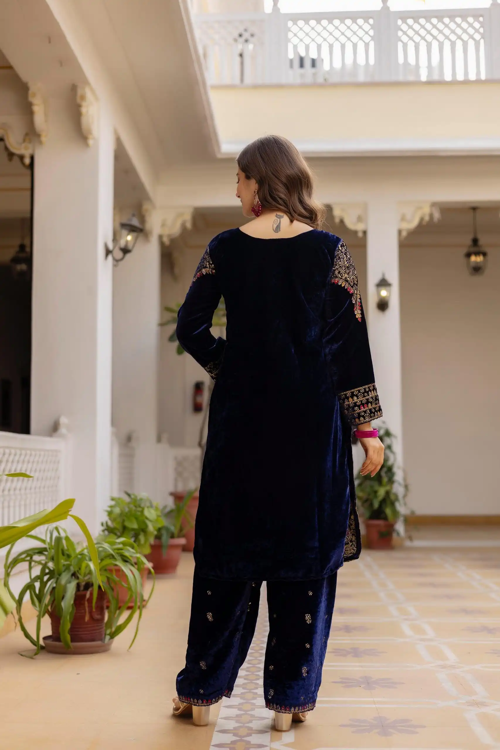 ST 1164 Navy Blue 9000 Velvet Salwar Suit Perfect for Wedding, Party, Family Gatherings, Ethnic Day, Holi – . Best Price ₹2149. Delivery 4-6 Working Days. | Jump Suits, Salwar suit, Designer Suits, Casual Suits, Creative suits, Palazzo Suits, Party Wear Suits, Patiala Suits, Straight Suits