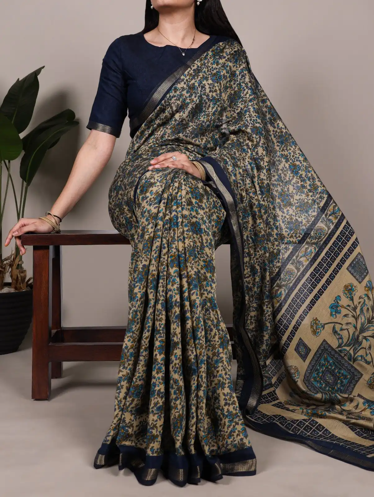 YNF 7200 Navy Blue Color Polyester Viscose Chanderi Saree with Zari Work. Get it for ₹1599. Delivery 4-6 Working Days. Shop now. | Sarees, Bollywood Sarees, Creative Sarees, Designer Sarees, Embroidered Sarees, Ethnic Saree, Modern Digital sarees, Party Wear Sarees