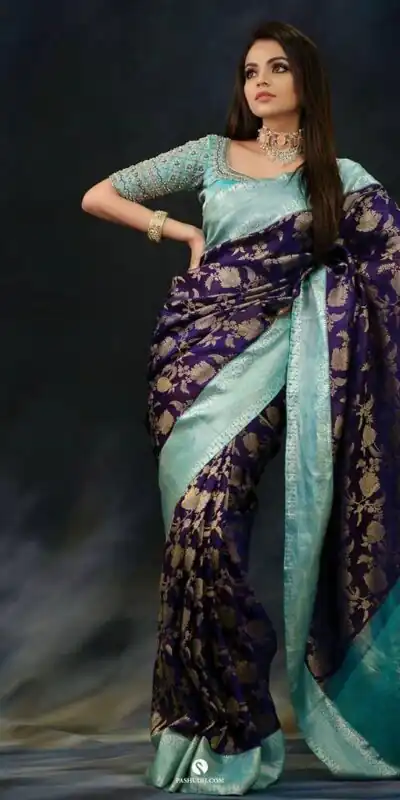 LKP 1071 Navy Blue in Soft Lichi Silk ace Border & Lace Work Saree . Exclusive Offer ₹1449. Delivery 4-6 Working Days. Shop now. | Sarees, Bollywood Sarees, Creative Sarees, Designer Sarees, Embroidered Sarees, Ethnic Saree, Modern Digital sarees, Party Wear Sarees