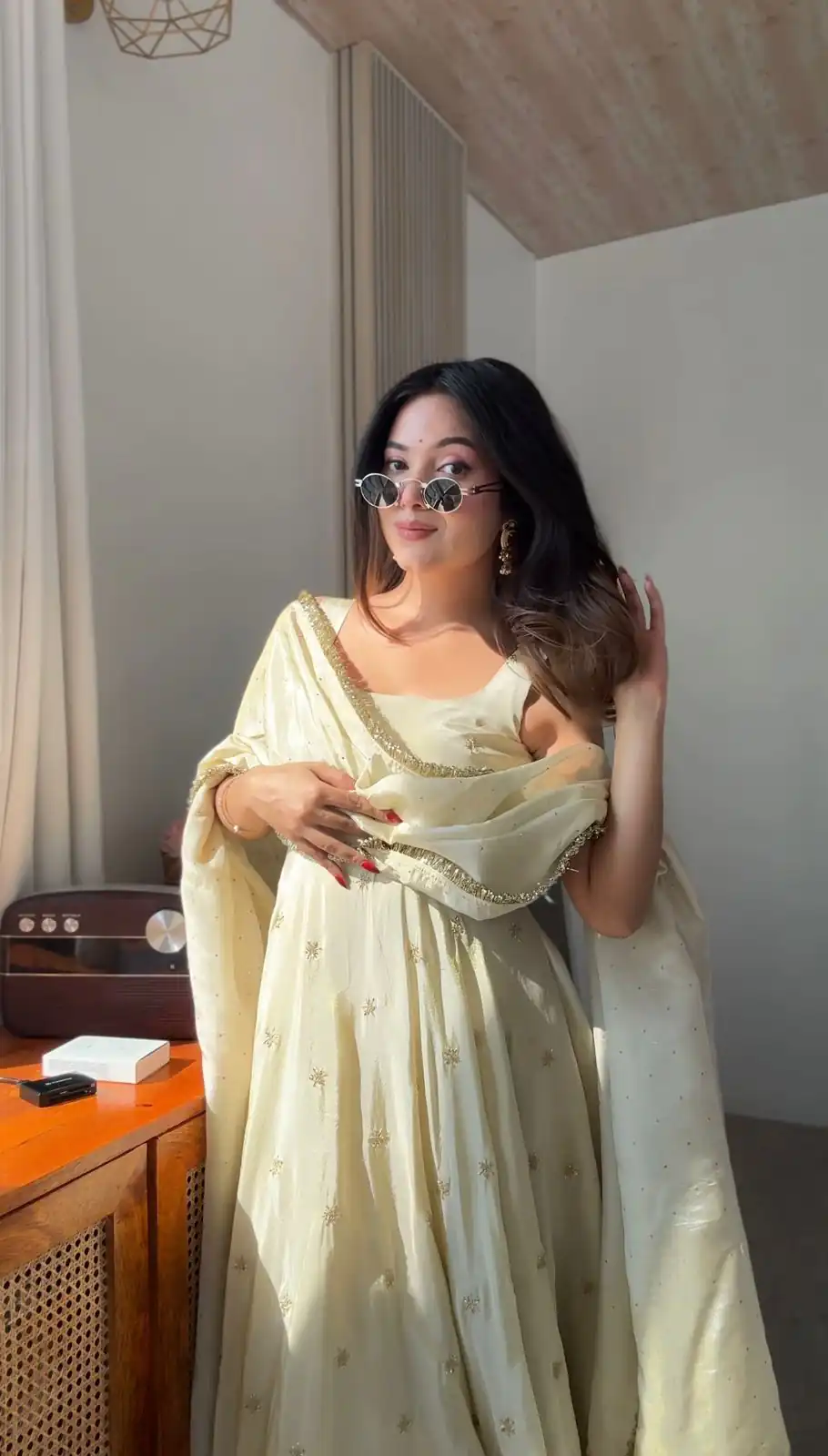 SRK 5325 Off White in Cosmos Embroidery Work & Lace Work Salwar Suit Gold. Available at ₹2099 only. Delivery 4-6 Working Days. Shop now. | Jump Suits, Salwar suit, Designer Suits, Casual Suits, Creative suits, Palazzo Suits, Party Wear Suits, Patiala Suits, Straight Suits