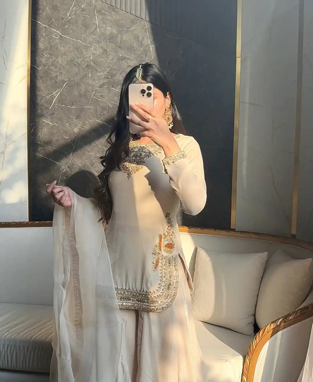 NF 1269 Off White Korean Satin Silk Salwar Suit with Lace Work & Embroidery Work. Exclusive Offer ₹2149. Delivery 4-6 Working Days. Shop now. | Jump Suits, Salwar suit, Designer Suits, Casual Suits, Creative suits, Palazzo Suits, Party Wear Suits, Patiala Suits, Straight Suits